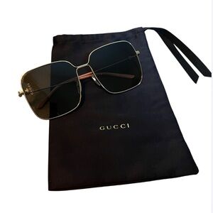 GUCCI GG0443S-001 60 17-140 Women’s square full-rim sunglasses